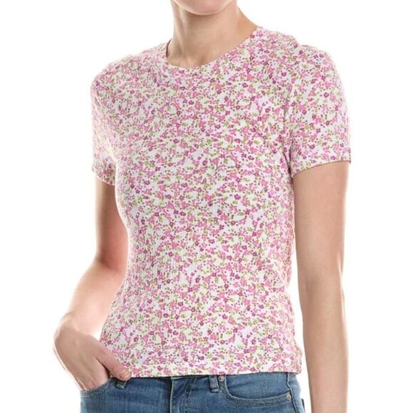 MICHAEL STARS Floral Pink Women's Top, OS - Picture 1 of 7